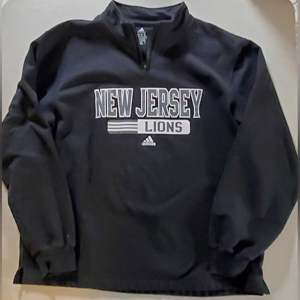 Adidas The College of New Jersey 1/4 zip sweatshirt XL
